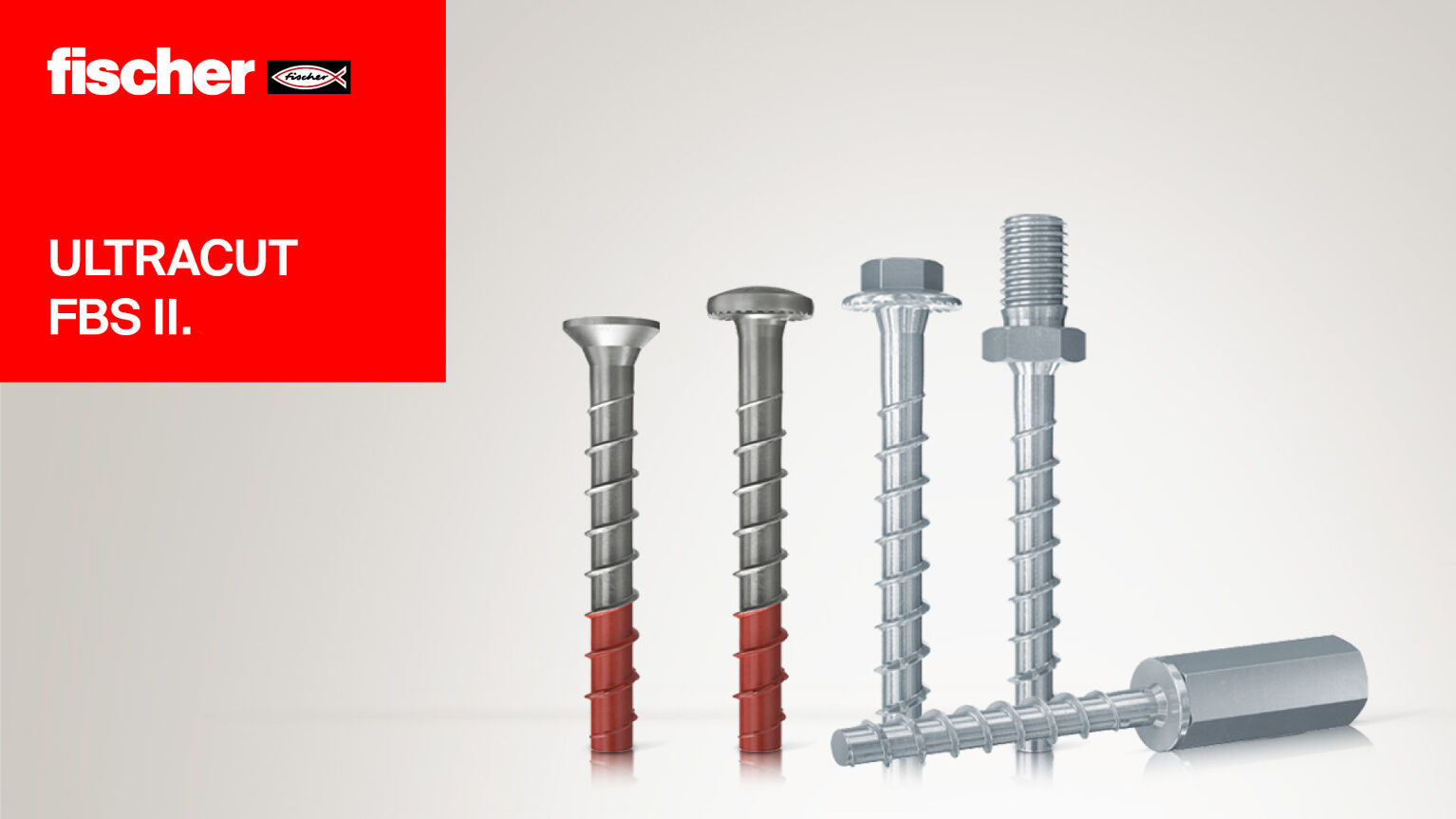 Tornillo de hormigón FBS II 6 M8/M10 I fischer group of companies